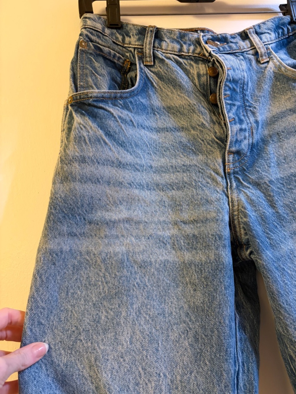 Free people barrel Jean sz 27 - Picture 5 of 9